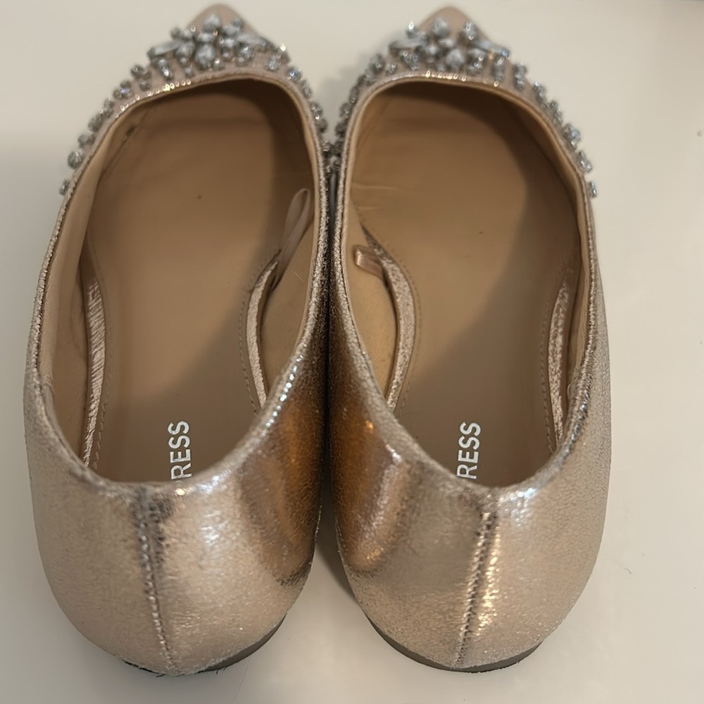 Express Rose Gold flats 7 - Picture 2 of 3